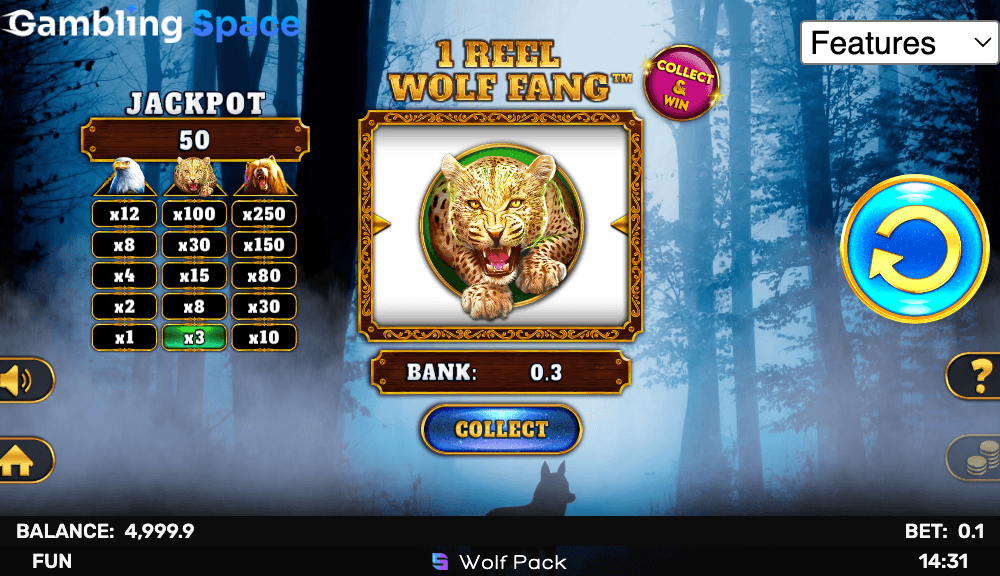 1 Reel Wolf Fang – Screenshot 3