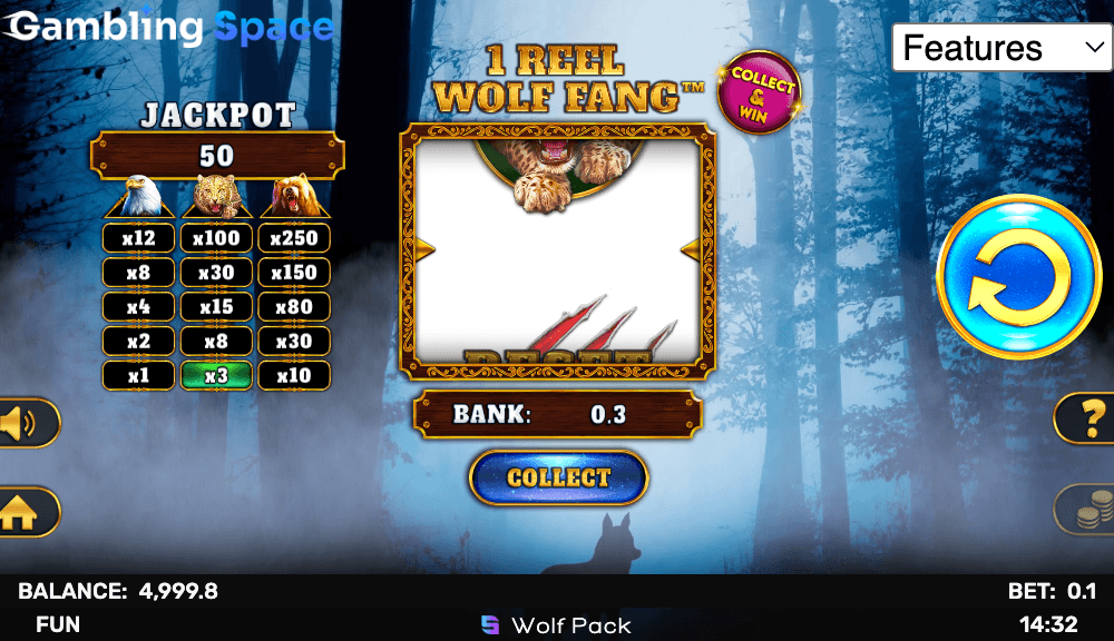 1 Reel Wolf Fang – Screenshot 4