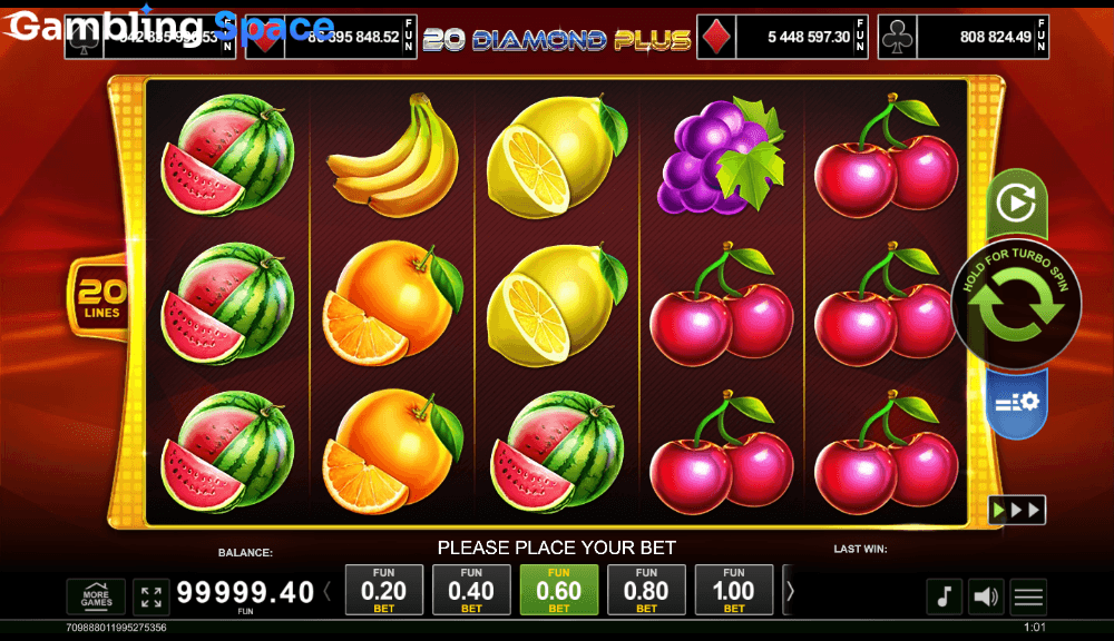 20 Diamond Plus – Screenshot 2