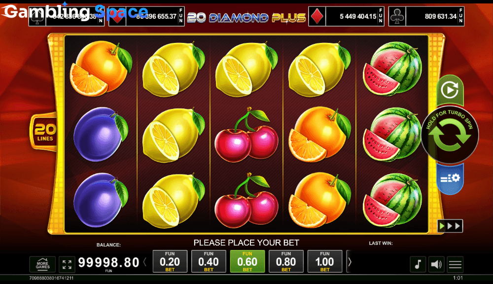 20 Diamond Plus – Screenshot 3