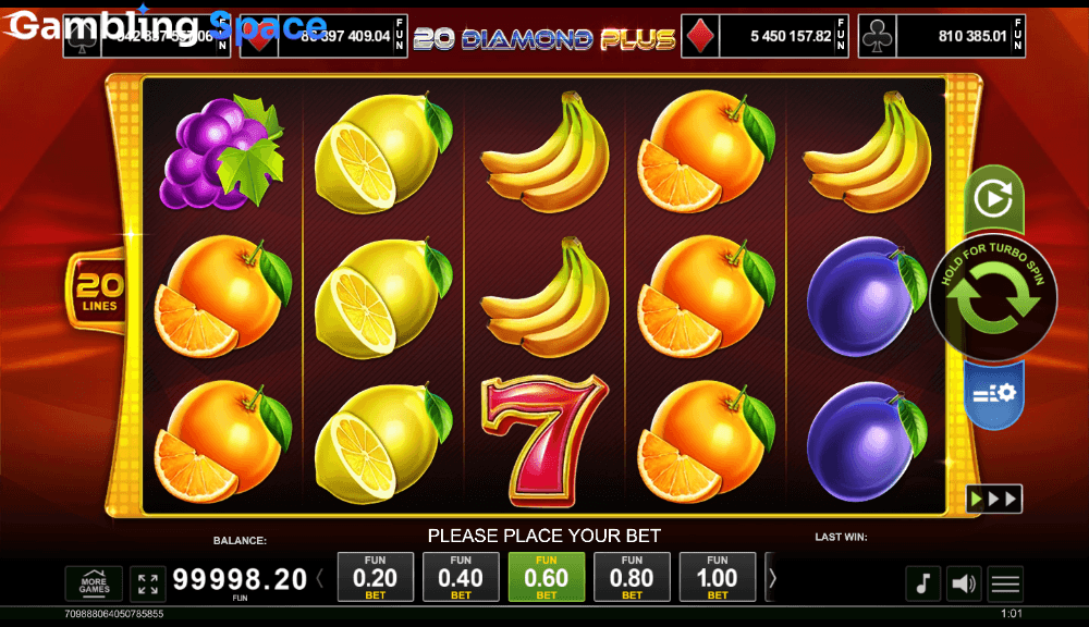 20 Diamond Plus – Screenshot 4