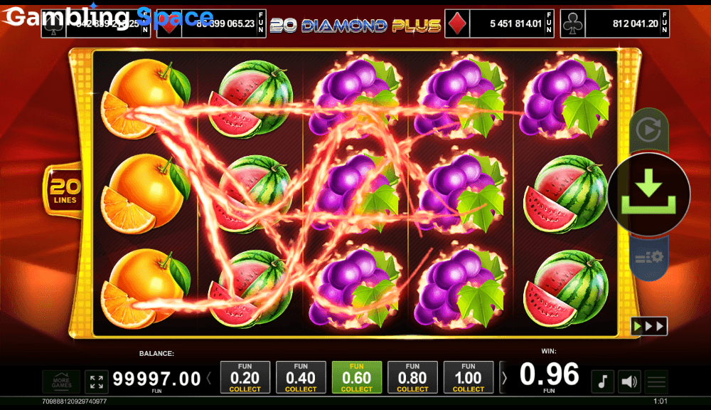 20 Diamond Plus – Screenshot 6