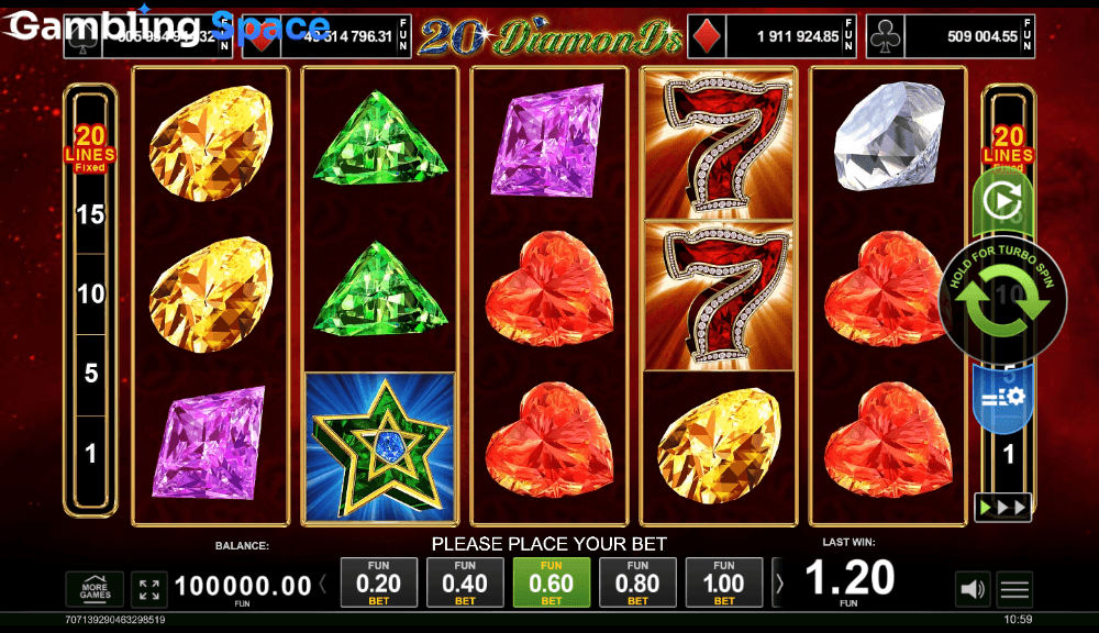 20 Diamonds – Screenshot 3
