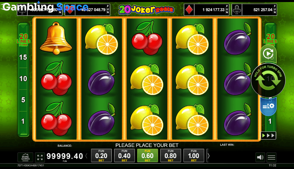 20 Joker Reels – Screenshot 2