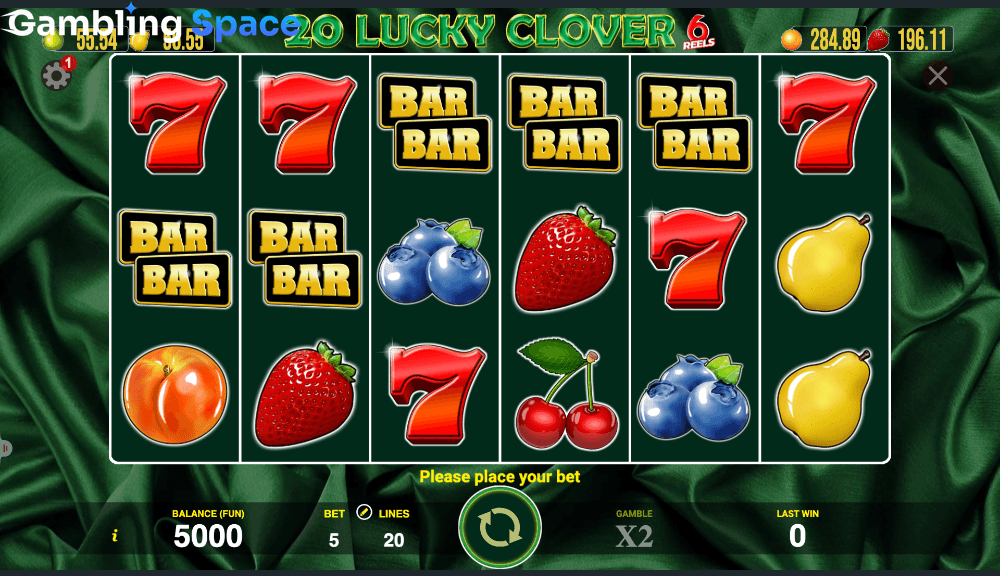 20 Lucky Clover 6 Reels – Screenshot 1