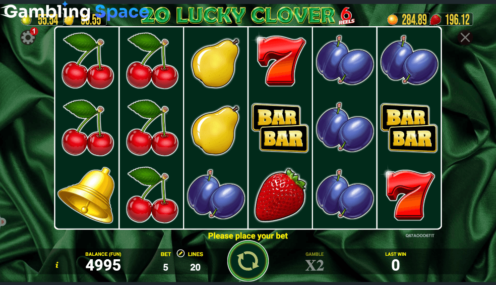 20 Lucky Clover 6 Reels – Screenshot 2