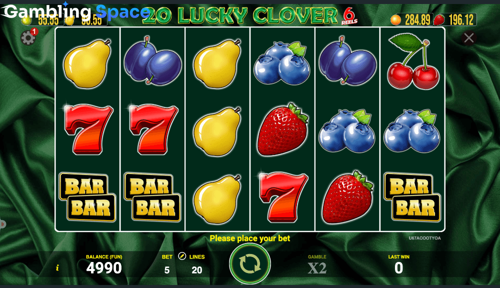 20 Lucky Clover 6 Reels – Screenshot 3