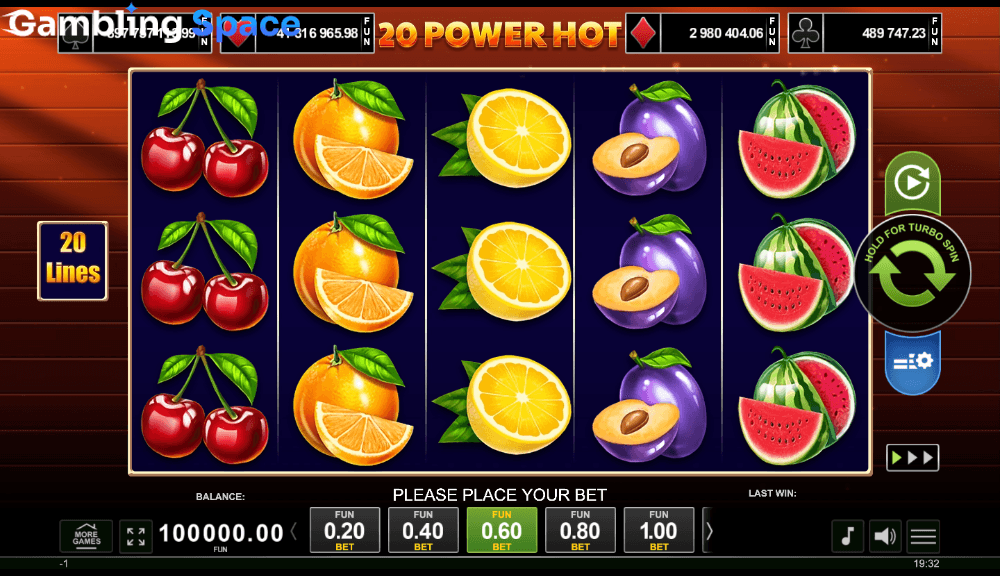 20 Power Hot – Screenshot 1