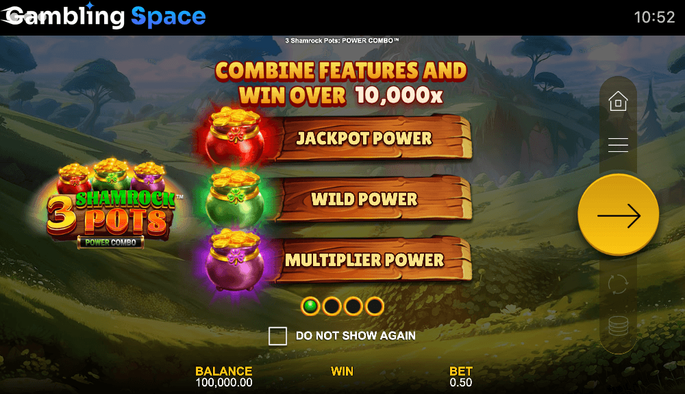3 Shamrock Pots: Power Combo – Screenshot 1