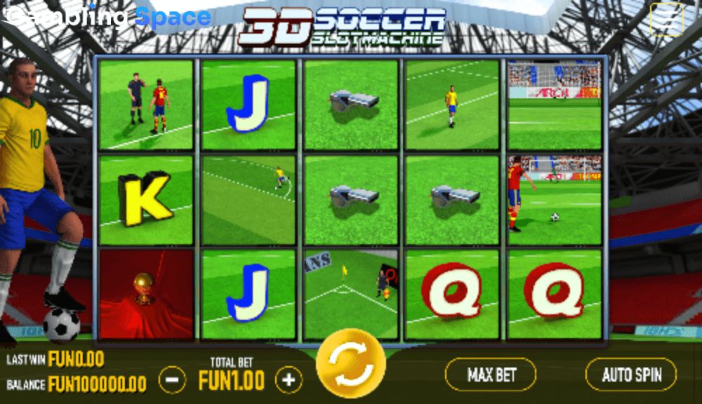 3D Soccer – Screenshot 1