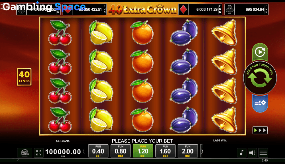 40 Extra Crown – Screenshot 1