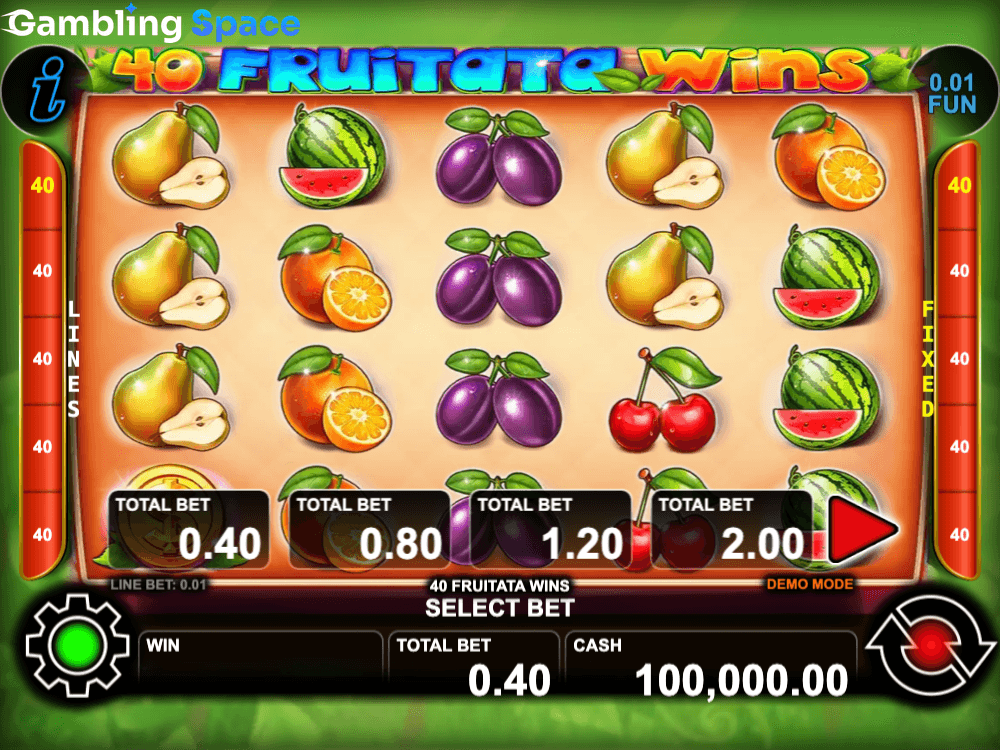 40 Fruitata Wins – Screenshot 2
