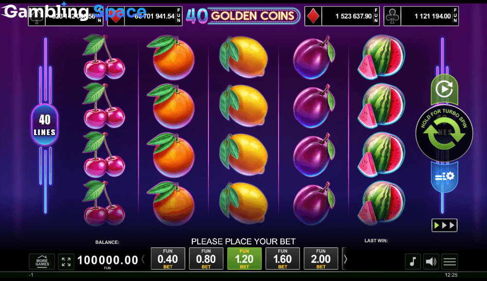 40 Golden Coins – Screenshot 1
