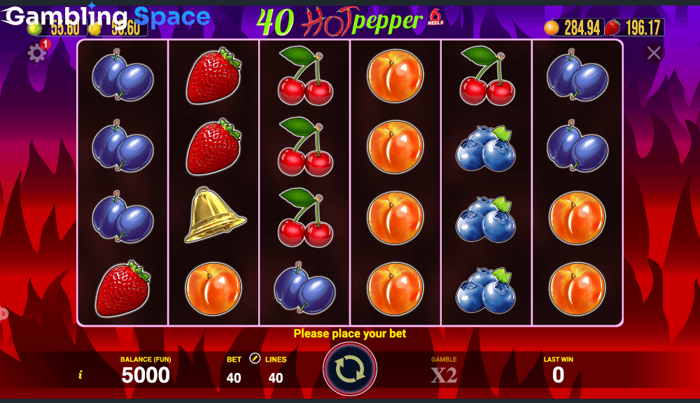 40 Hot Pepper 6 Reels – Screenshot 1
