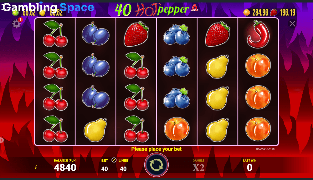 40 Hot Pepper 6 Reels – Screenshot 5