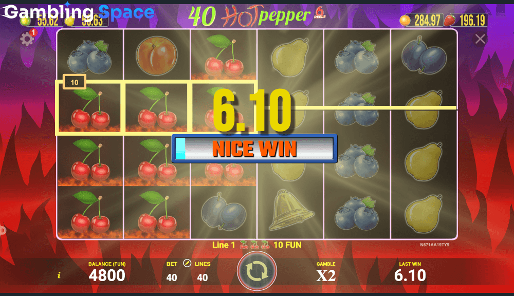 40 Hot Pepper 6 Reels – Screenshot 6