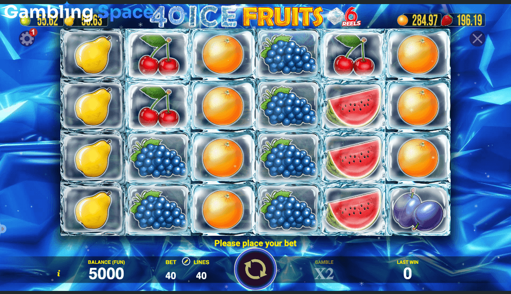 40 Ice Fruits 6 Reels – Screenshot 1