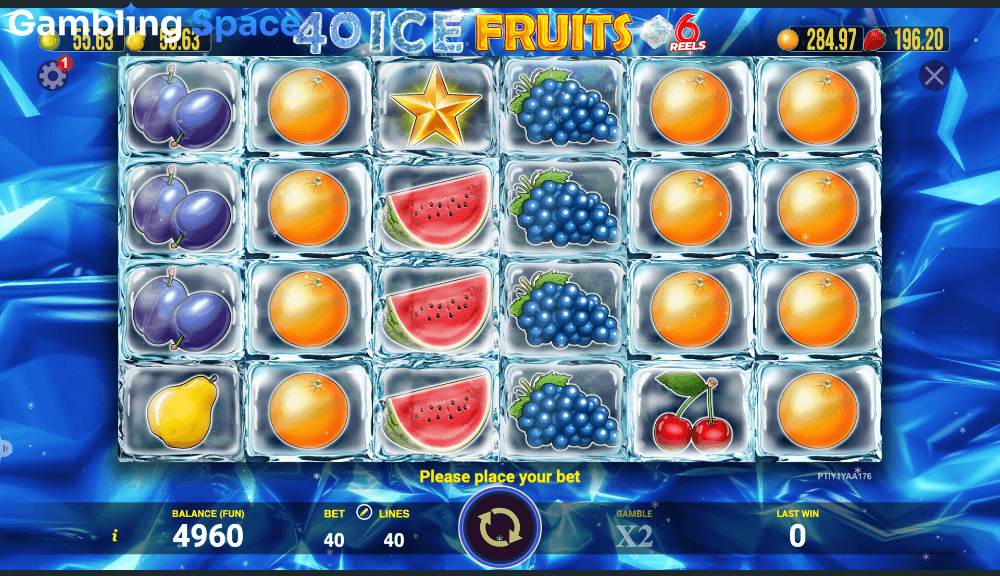 40 Ice Fruits 6 Reels – Screenshot 2