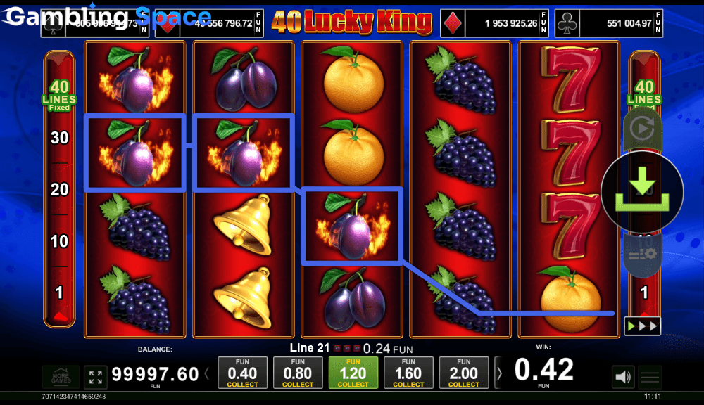 40 Lucky King – Screenshot 3