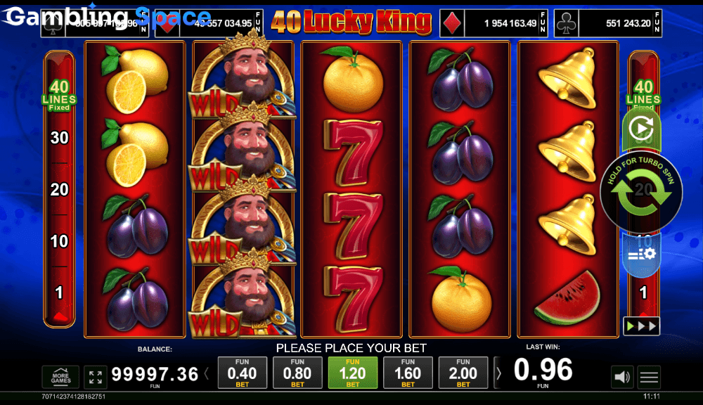 40 Lucky King – Screenshot 4