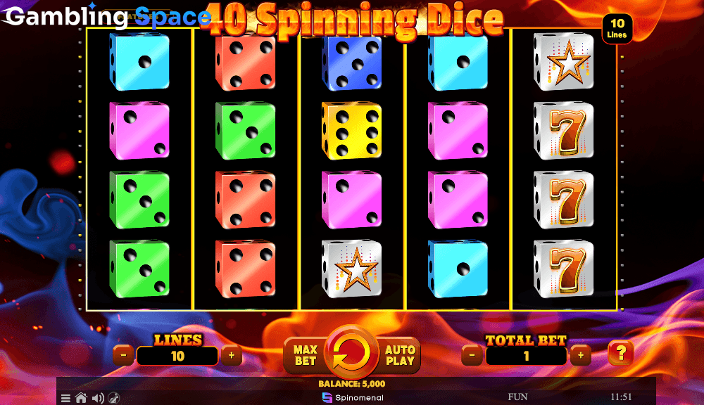 40 Spinning Dice – Screenshot 1