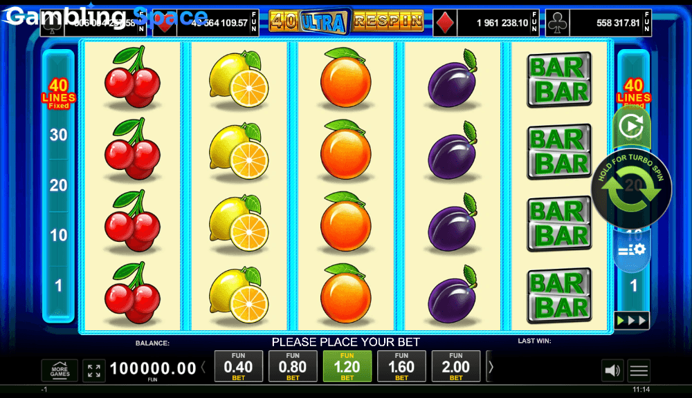 40 Ultra Respin – Screenshot 1