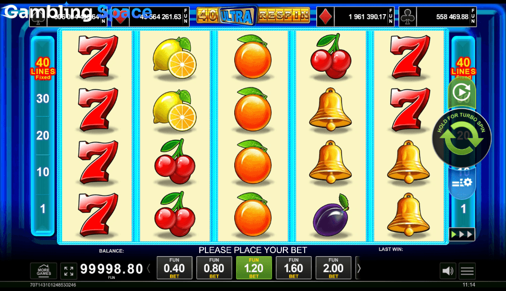 40 Ultra Respin – Screenshot 2