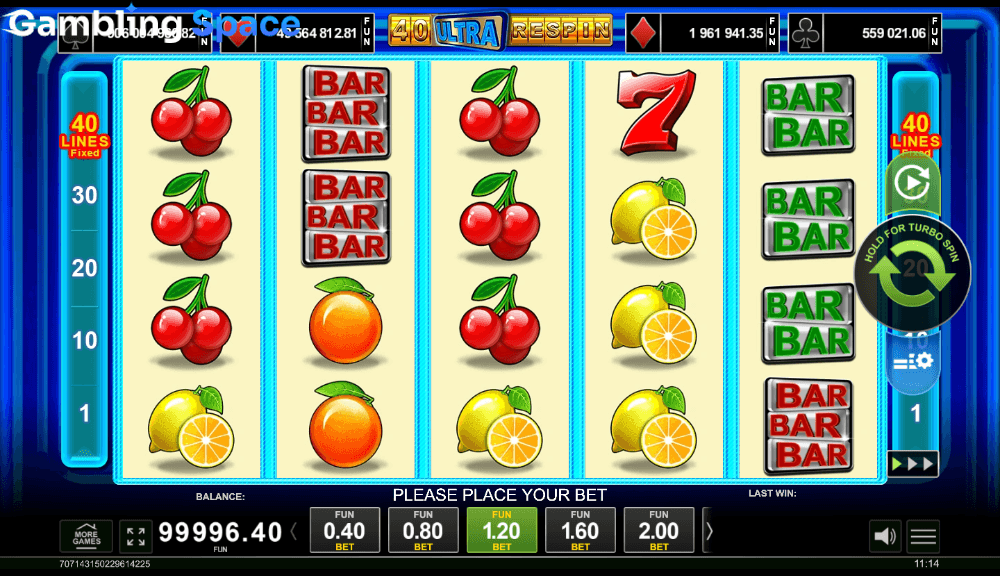 40 Ultra Respin – Screenshot 4