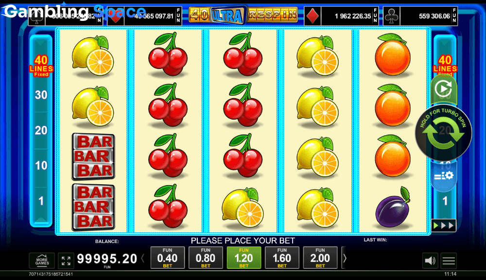 40 Ultra Respin – Screenshot 5