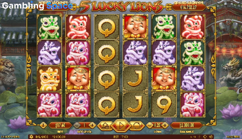 5 Lucky Lions – Screenshot 1