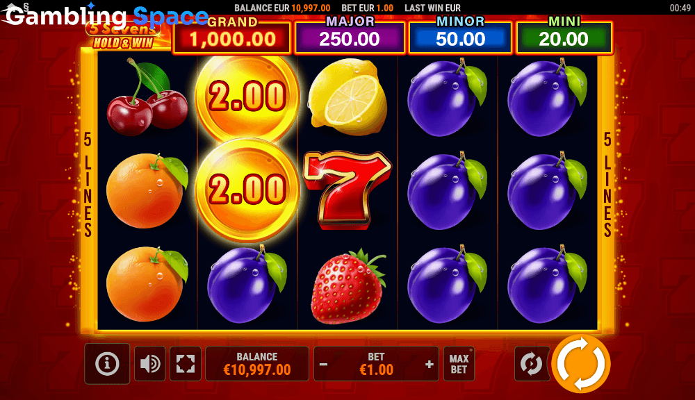 5 Sevens Hold & Win – Screenshot 4