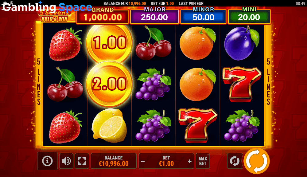 5 Sevens Hold & Win – Screenshot 5