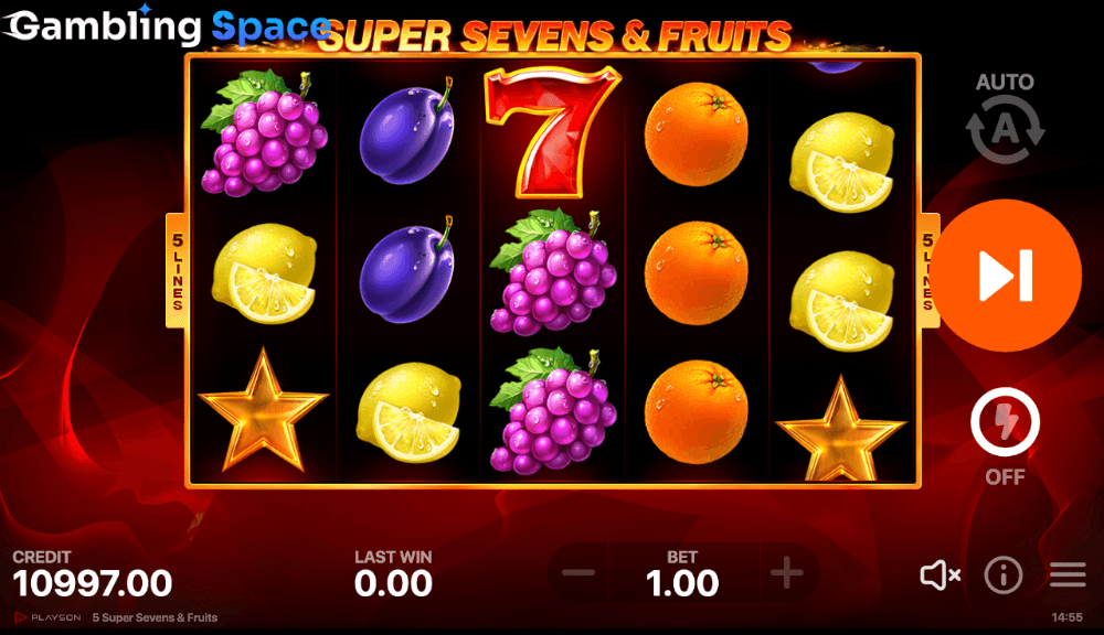 5 Super Sevens & Fruits – Screenshot 5