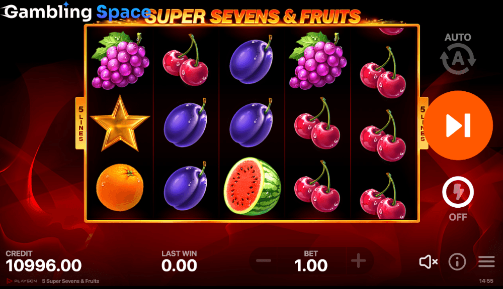 5 Super Sevens & Fruits – Screenshot 6