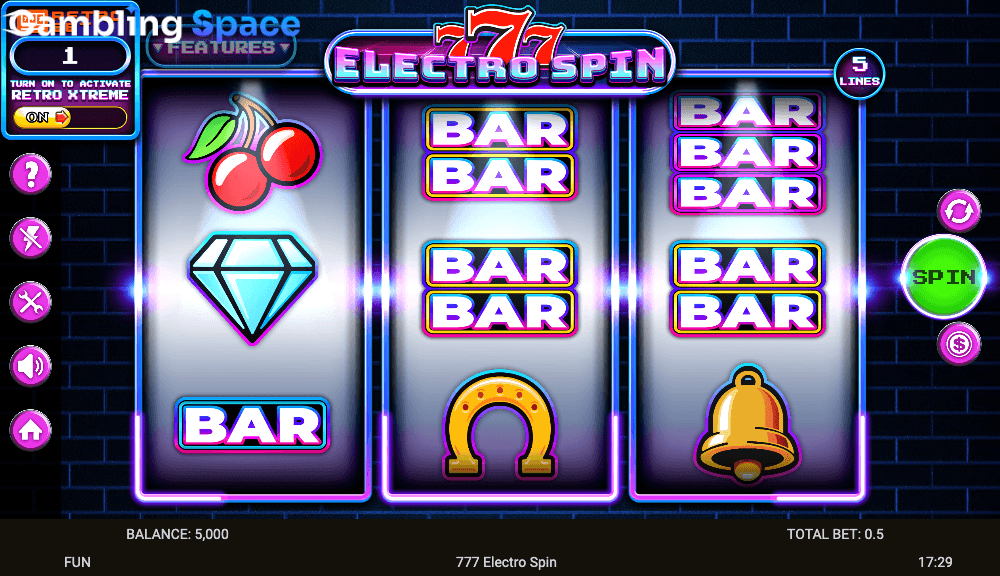 777 Electro Spin – Screenshot 2