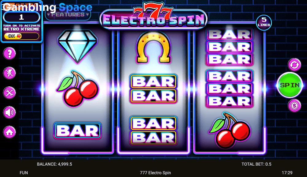 777 Electro Spin – Screenshot 3