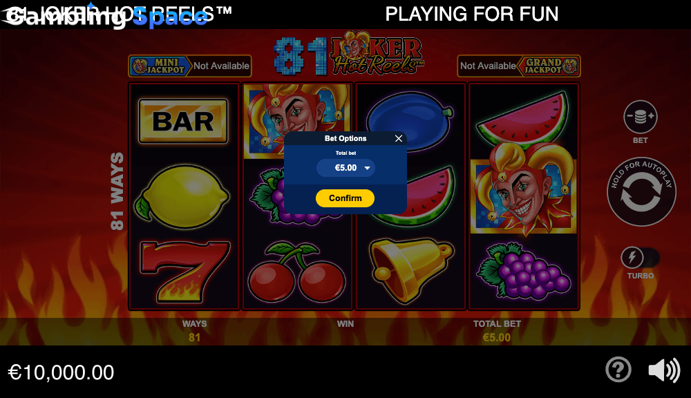 81 Joker Hot Reels – Screenshot 2