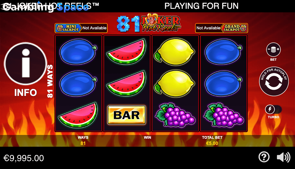 81 Joker Hot Reels – Screenshot 4