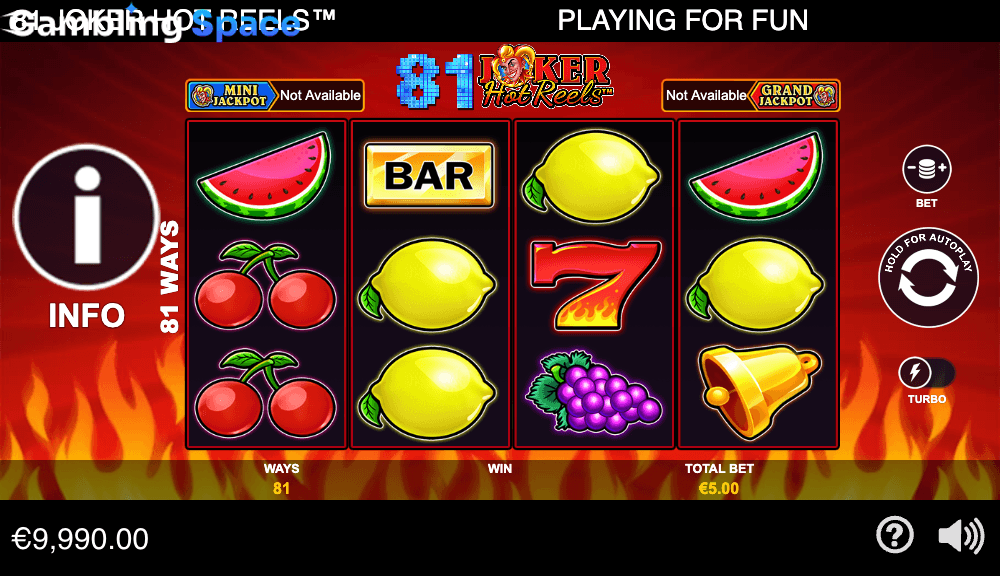 81 Joker Hot Reels – Screenshot 5