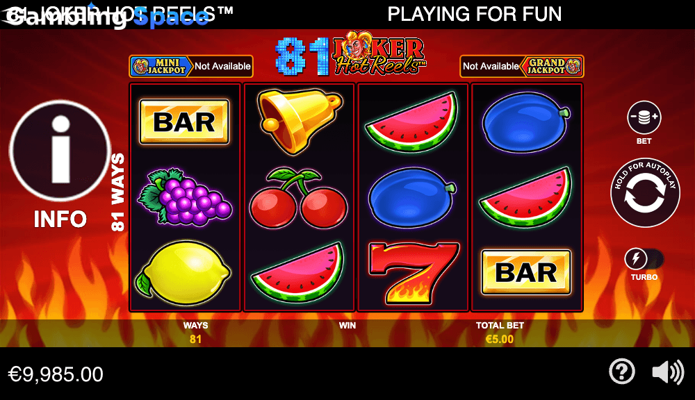 81 Joker Hot Reels – Screenshot 6