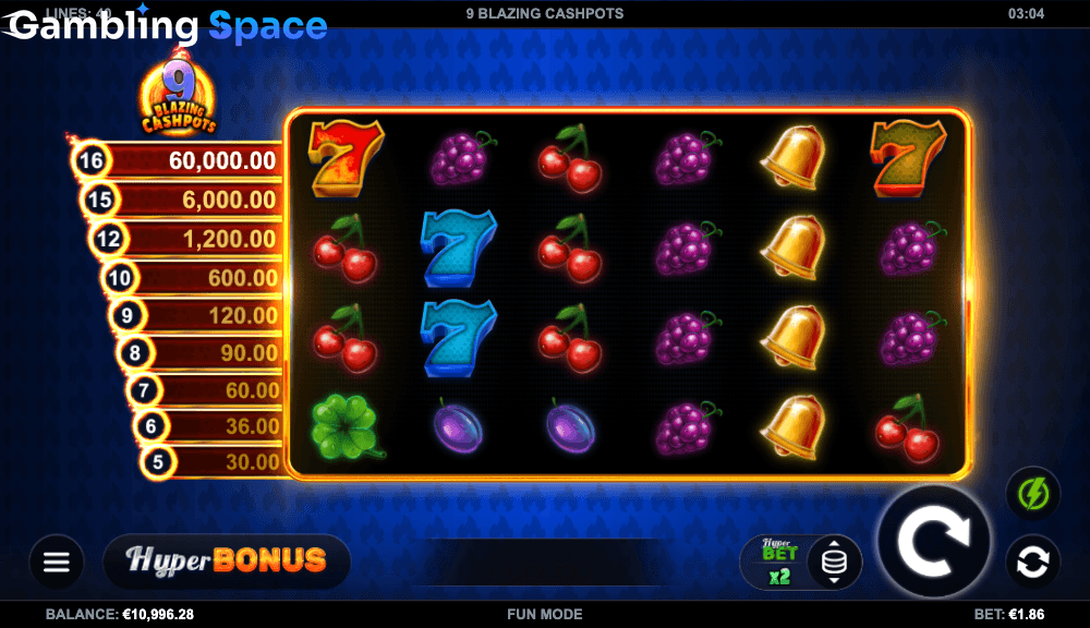 9 Blazing Cashpots – Screenshot 3