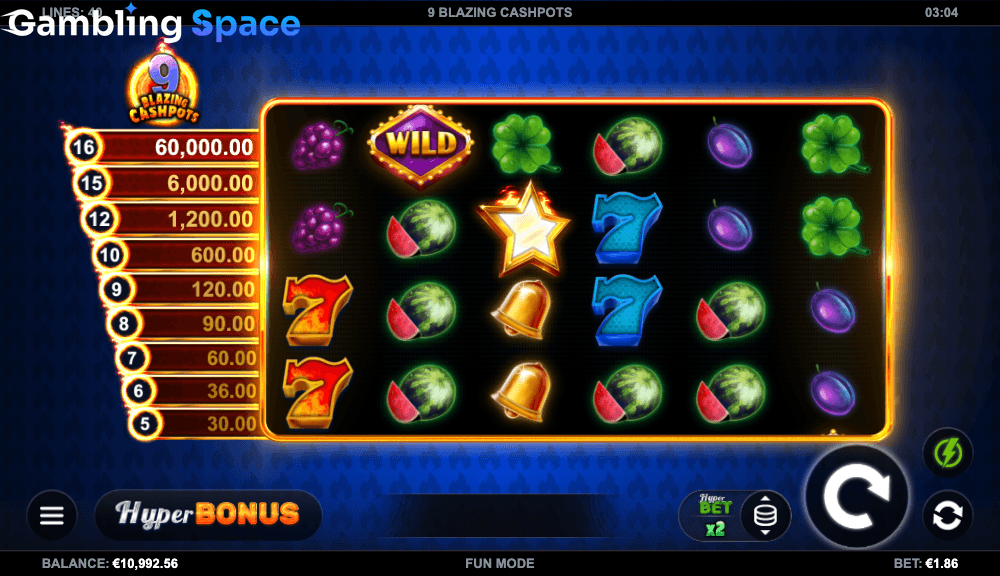 9 Blazing Cashpots – Screenshot 5