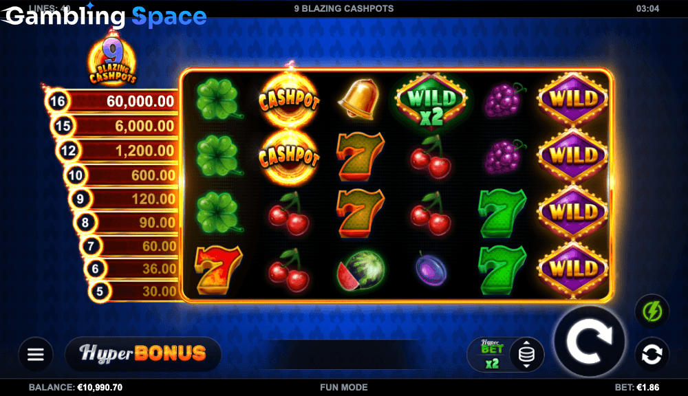 9 Blazing Cashpots – Screenshot 6