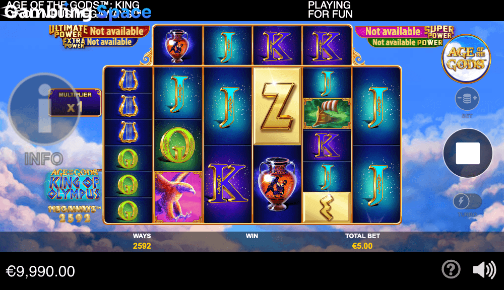 Age of the Gods King of Olympus Megaways – Screenshot 5