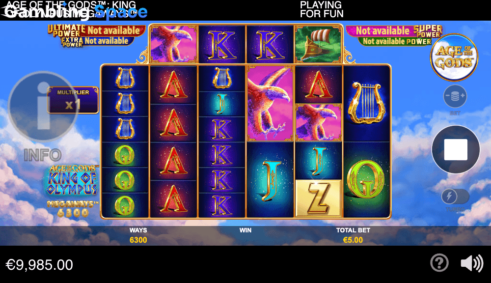 Age of the Gods King of Olympus Megaways – Screenshot 6