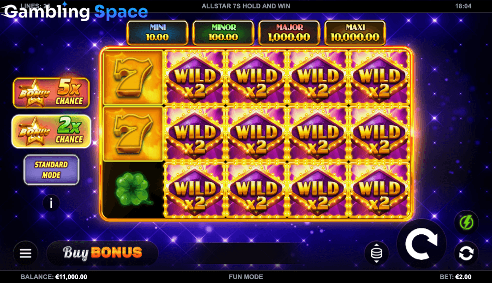 AllStar 7s Hold and Win – Screenshot 2