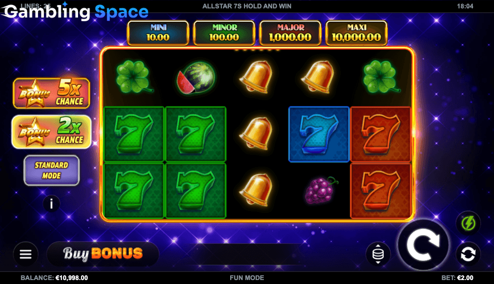 AllStar 7s Hold and Win – Screenshot 3