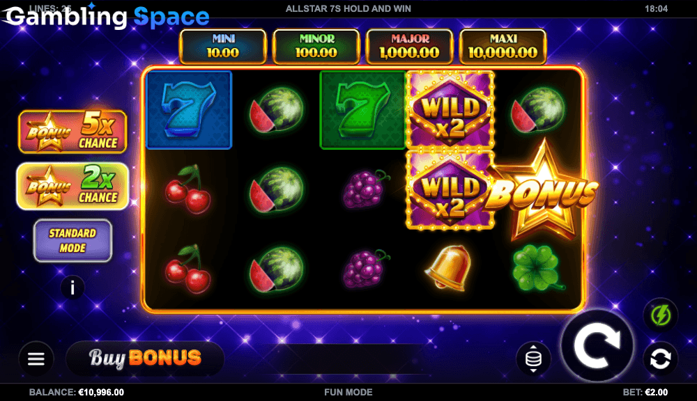 AllStar 7s Hold and Win – Screenshot 4