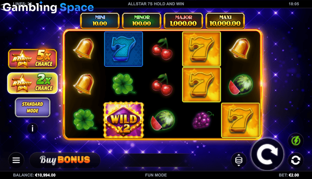AllStar 7s Hold and Win – Screenshot 5