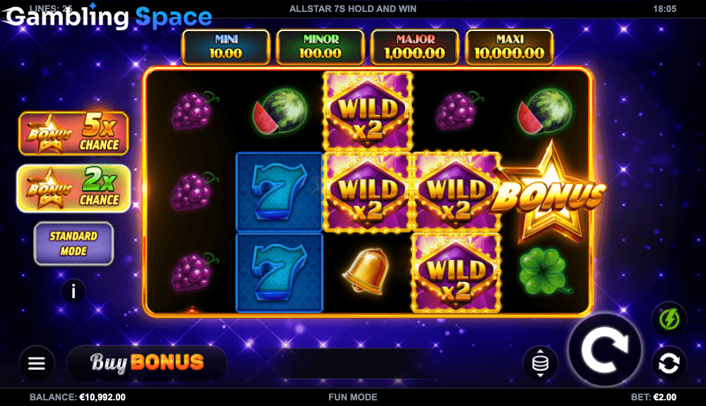 AllStar 7s Hold and Win – Screenshot 6